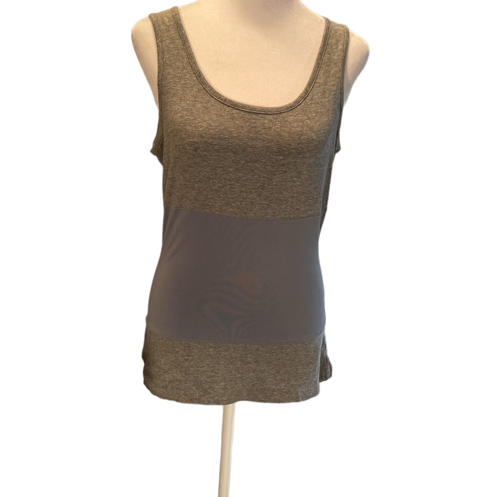 Gabby Reece Collection for Danskin Now Gray & Blue Sleeveless Tank Top Size L - Picture 5 of 12